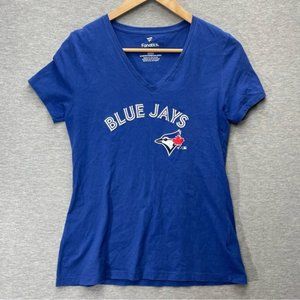 TORONTO Blue Jays Womens Blue T-Shirt Size Small
